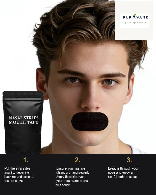Puravane Sleep Strips — Premium Mouth Tape for Sleeping
